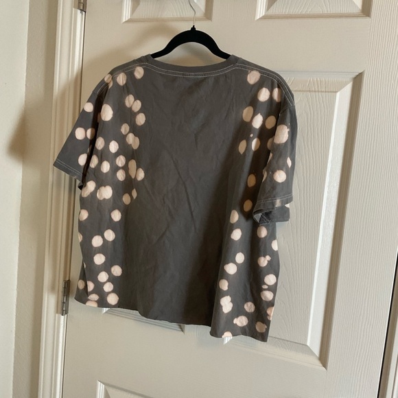 Goosebumps Bleach Dye Crop Tee Shirt in size X-Large - Picture 7 of 10